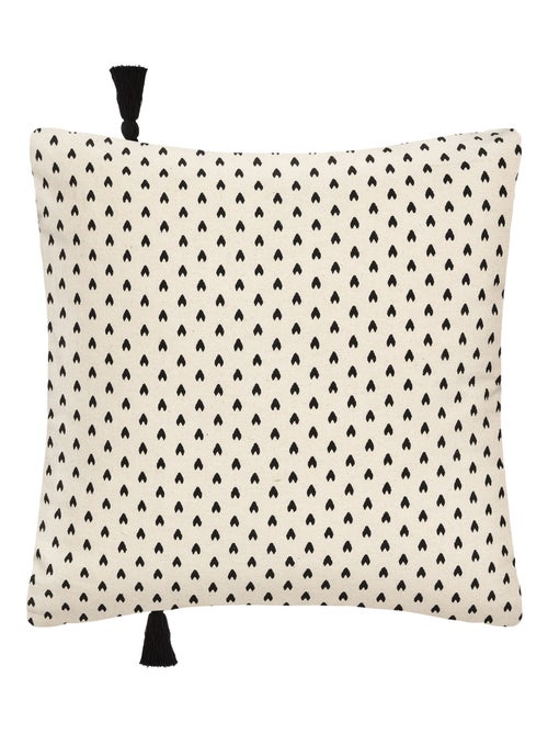 Housse de coussin visage en corde - Kiabi