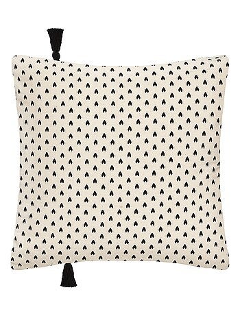Housse de coussin visage en corde