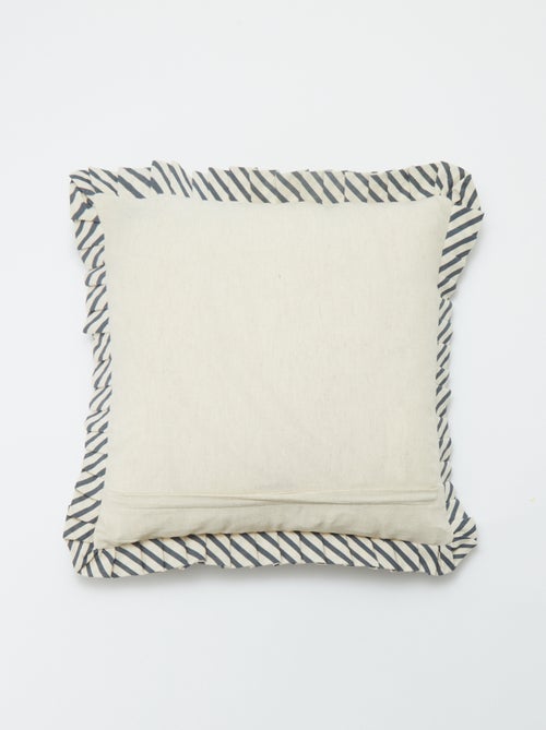 Housse de coussin volantée (45 x 45 cm) - Kiabi