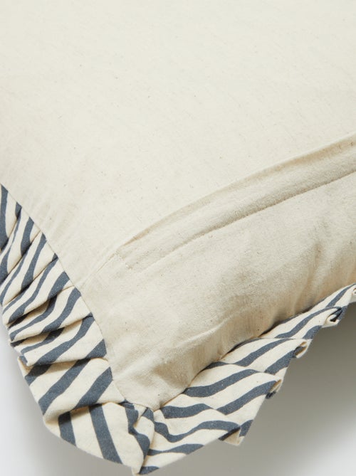 Housse de coussin volantée (45 x 45 cm) - Kiabi