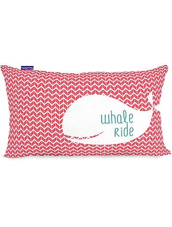 Housse de coussin whale "happyfriday