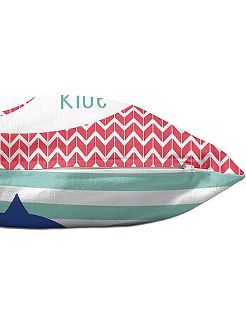 Housse de coussin whale "happyfriday
