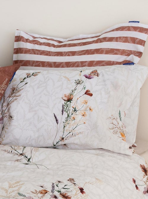 Housse de coussin Wild flowers "Happyfriday" - Kiabi