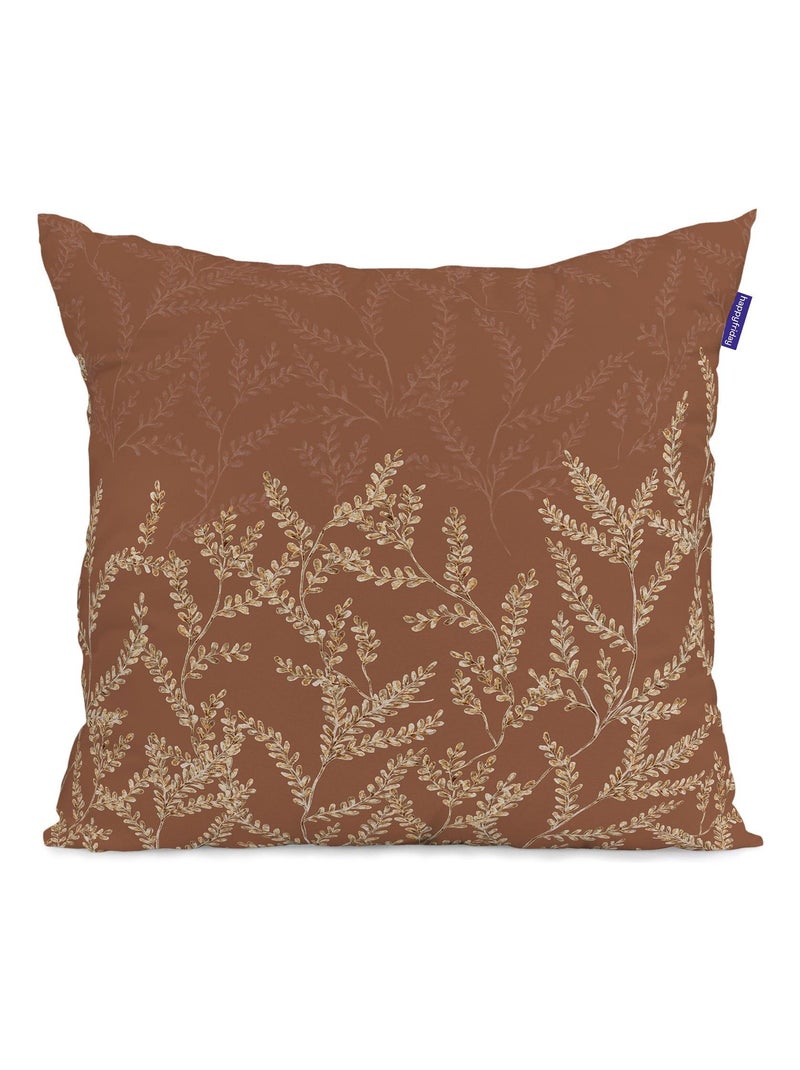 Housse de coussin Wild flowers "Happyfriday" Blanc - Kiabi