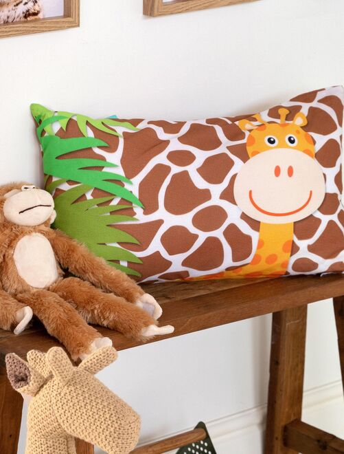 Housse de coussin Wild "Happyfriday" - Kiabi