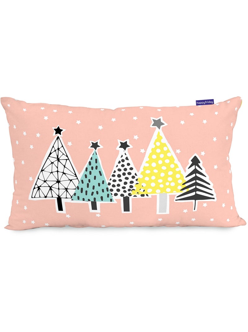 Housse de coussin Winter "Happyfriday" Multicolore - Kiabi