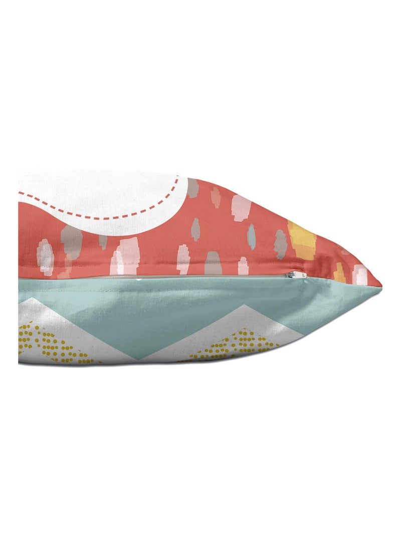 Housse de coussin Woodland "Happyfriday" Blanc - Kiabi
