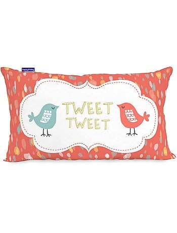 Housse de coussin woodland "happyfriday