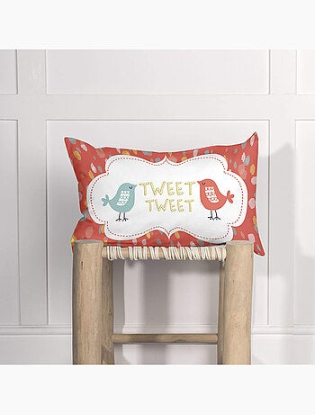 Housse de coussin woodland "happyfriday