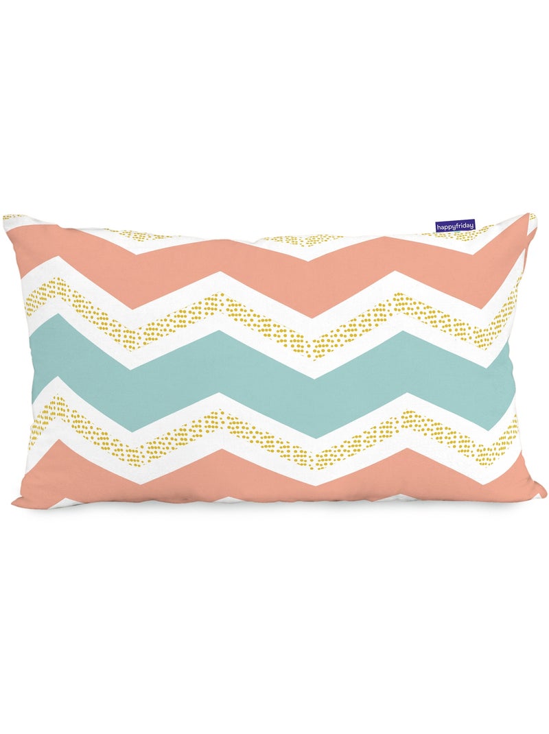 Housse de coussin Woodland "Happyfriday" Multicolore - Kiabi