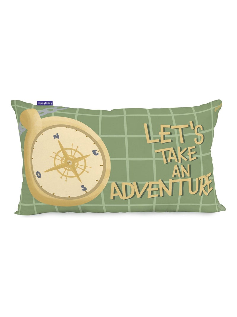 Housse de coussin World trip "Happyfriday" Blanc - Kiabi