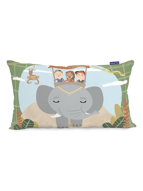 Housse de coussin World trip "Happyfriday" - Kiabi