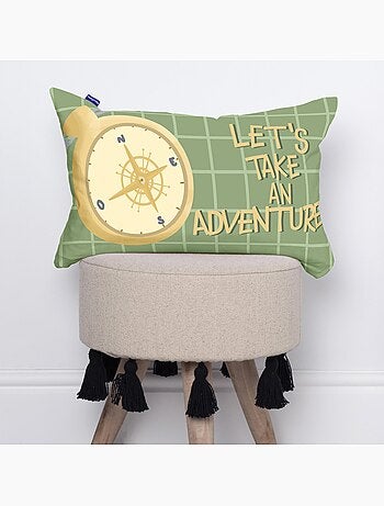 Housse de coussin world trip "happyfriday