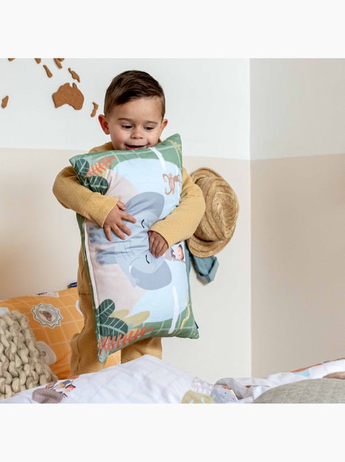 Housse de coussin World trip "Happyfriday" - Kiabi