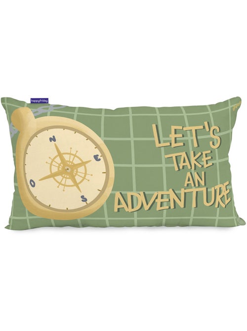 Housse de coussin World trip "Happyfriday" - Kiabi