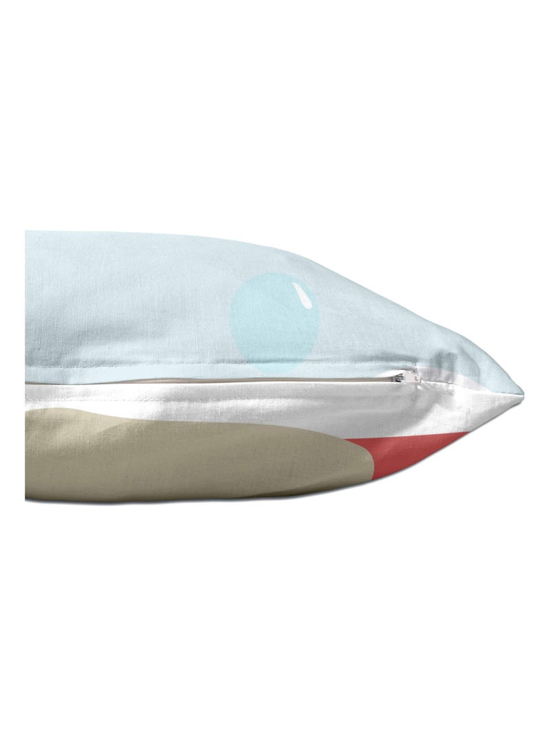 Housse de coussin Yellow submarine "Happyfriday" Blanc - Kiabi