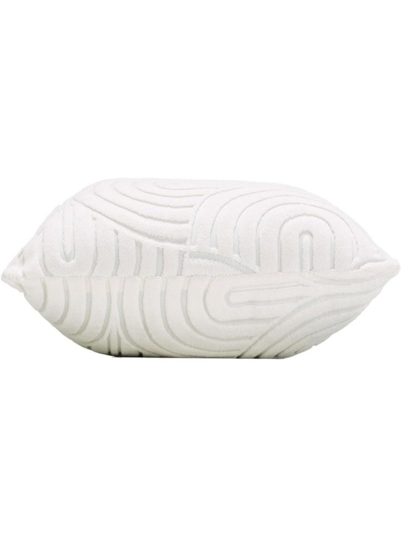 Housse de coussins décoratifs Polyester SOLLY PROMO LINGE Blanc - Kiabi