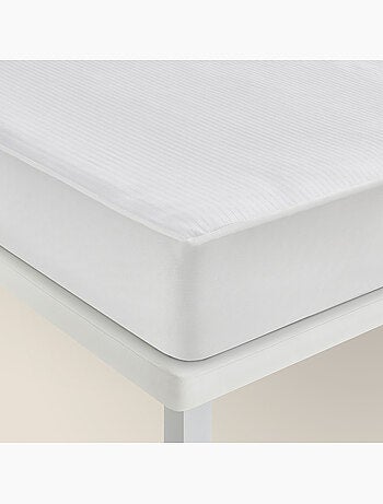Housse de Matelas 100% Coton Naturel avec Fermeture Éclair en L