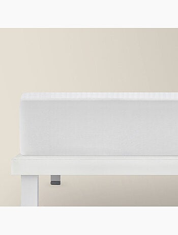 Housse de Matelas 100% Coton Naturel avec Fermeture Éclair en L