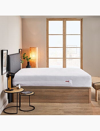 Housse de matelas 105x196cm| PIKOLIN HOME|Anti-punaises de lit|Fermeture hermétique