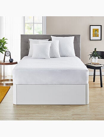 Housse de matelas 180x196cm| PIKOLIN HOME| 100% Coton| Fermeture éclair L