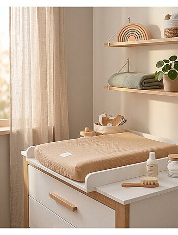 Housse de matelas à langer - coton bio noukie's