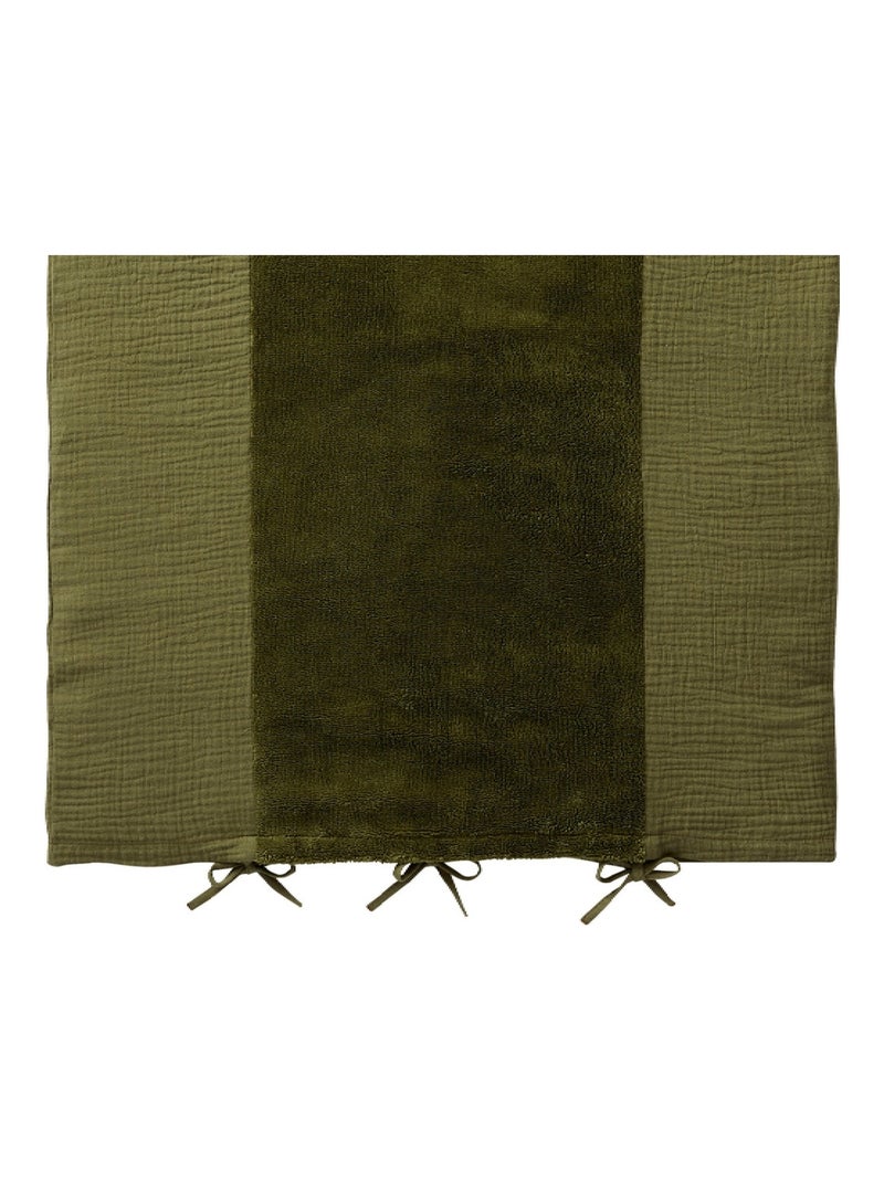 Housse de matelas à langer 100% coton Vert - Kiabi