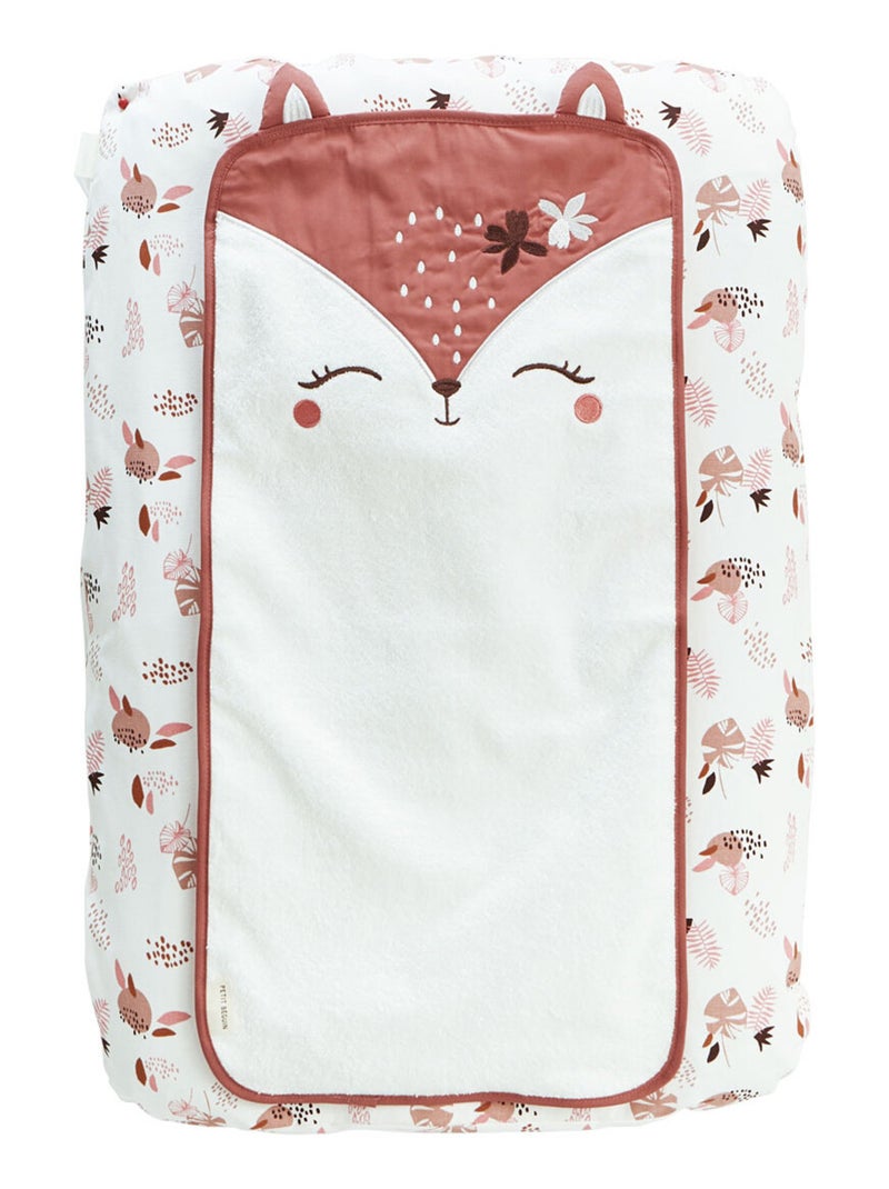 Housse de matelas à langer + 2 tapis de change Machu Picchu Rose - Kiabi