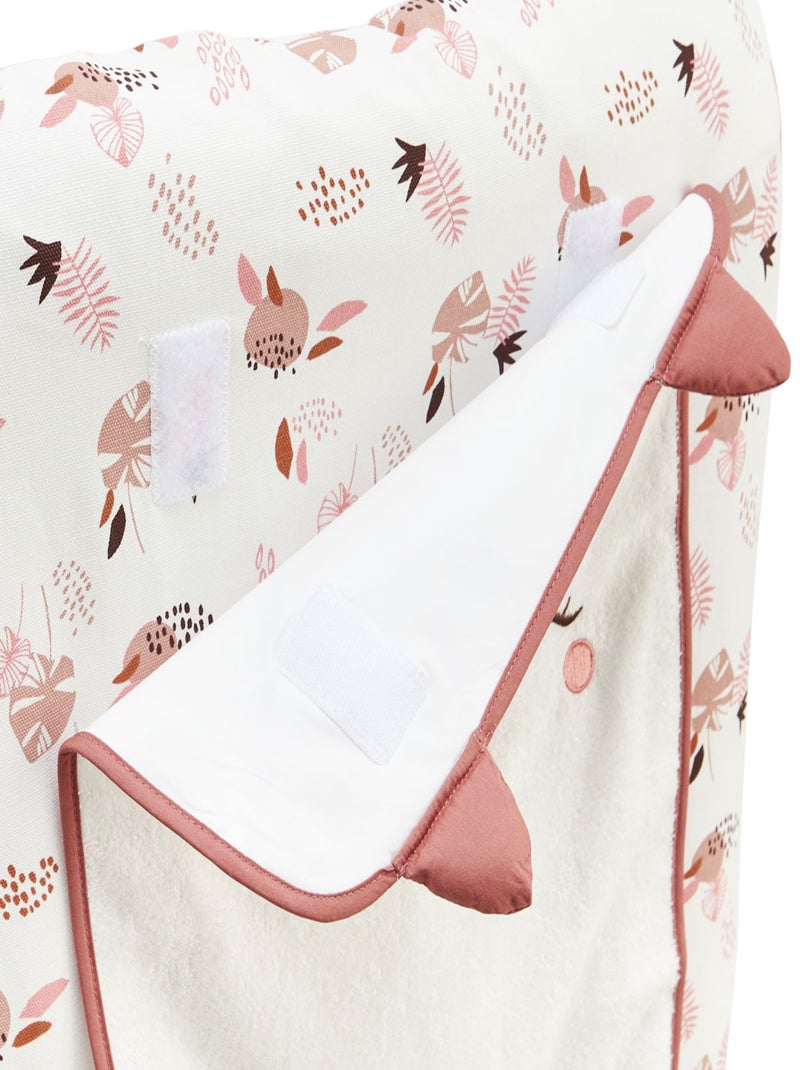 Housse de matelas à langer + 2 tapis de change Machu Picchu Rose - Kiabi