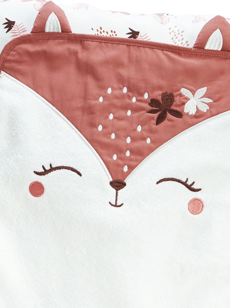 Housse de matelas à langer + 2 tapis de change Machu Picchu Rose - Kiabi