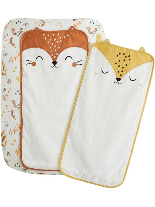 Housse de matelas à langer + 2 tapis de change Merlin - Kiabi Housse de matelas à langer + 2 tapis de change Merlin - Kiabi