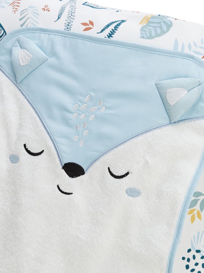 Housse de matelas à langer + 2 tapis de change Roméo Bleu - Kiabi