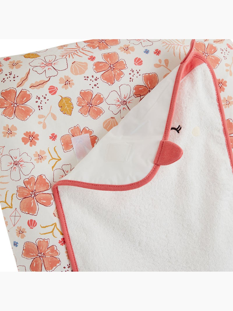 Housse de matelas à langer + 2 tapis de change Santa Giulia Rose - Kiabi