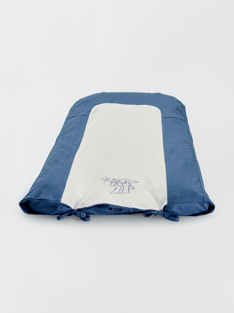Housse de matelas à langer Blanc/bleu - Kiabi