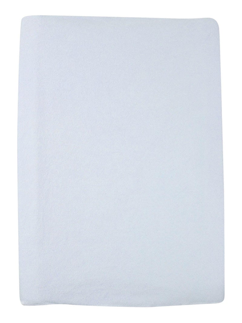 Housse de matelas à langer bleu ciel (70 x 50 cm) Bleu - Kiabi