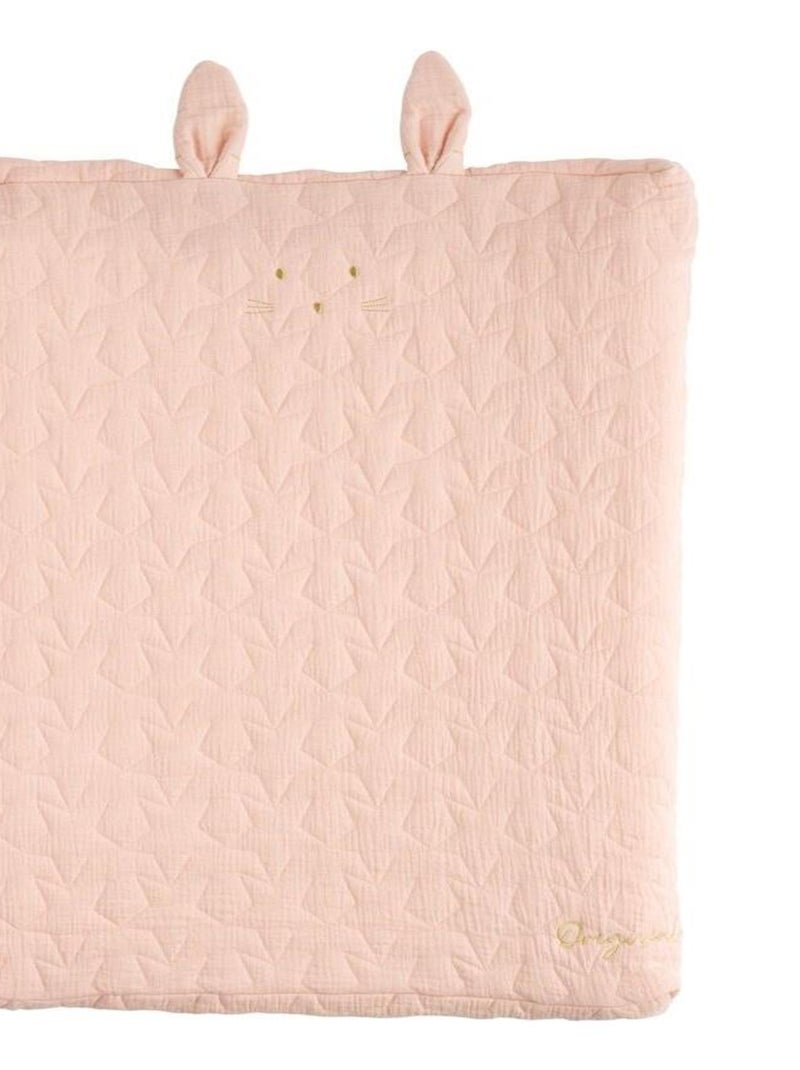 Housse de matelas à langer en coton - SAUTHON Rose - Kiabi