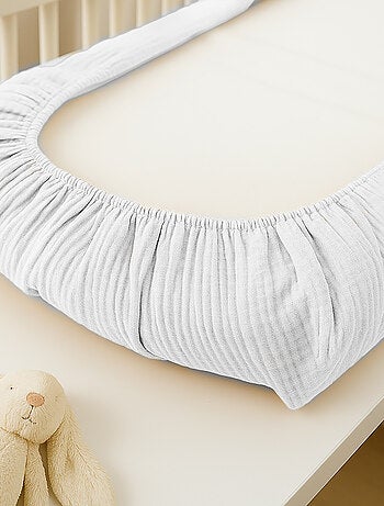 Housse de Matelas à Langer en Coton Bio Fraise