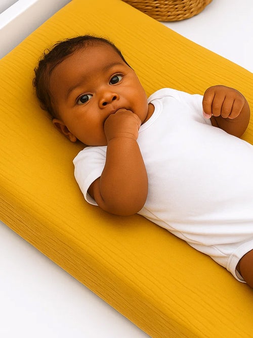 Housse de Matelas à Langer en Coton Bio Honey - Kiabi