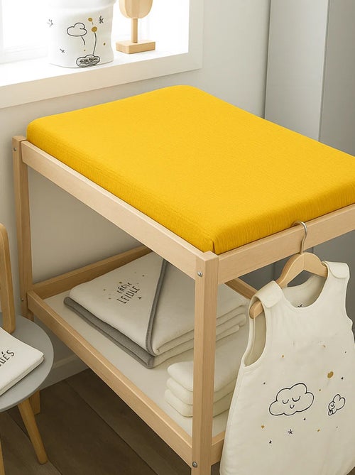 Housse de Matelas à Langer en Coton Bio Honey - Kiabi