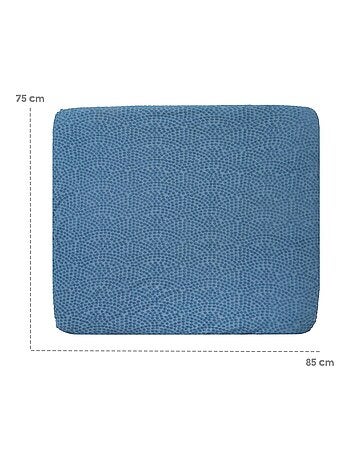 Housse de matelas à langer en coton bio motif pois en relief 'ROBA' 'Seashells'