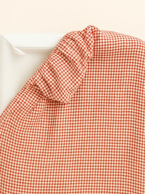 Housse de Matelas à Langer en Coton Bio Vichy - Kiabi