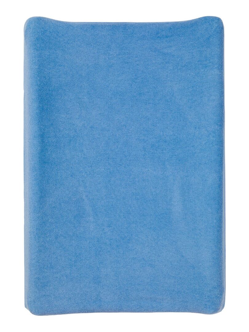 Housse de matelas à langer en éponge 50x70 cm - Bleu Jean - Bleu - Kiabi -  11.95€