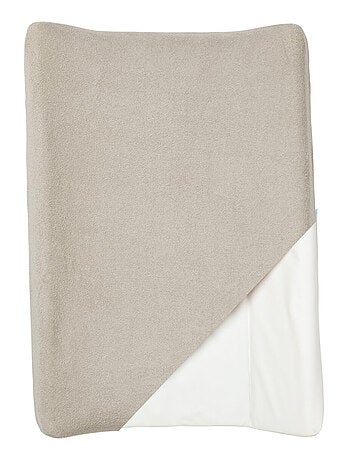 Housse de matelas à langer en éponge 50x70 cm Taupe - Babycalin