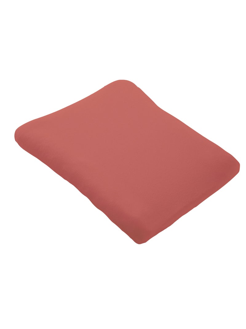Housse de matelas à langer en éponge bouclette Orange corail - Kiabi