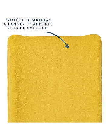 Housse de matelas à langer en éponge Moutarde - Babycalin