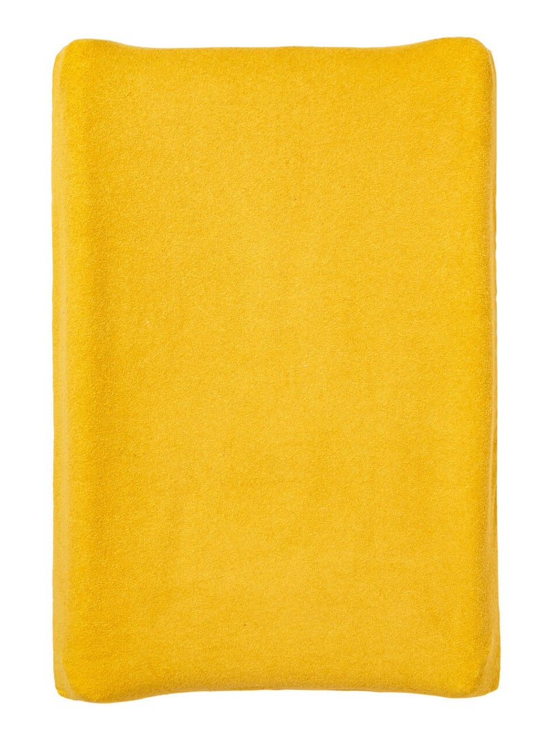 Housse de matelas à langer en éponge Moutarde - Babycalin Jaune moutarde - Kiabi