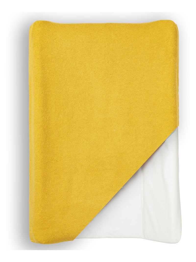 Housse de matelas à langer en éponge Moutarde - Babycalin Jaune moutarde - Kiabi
