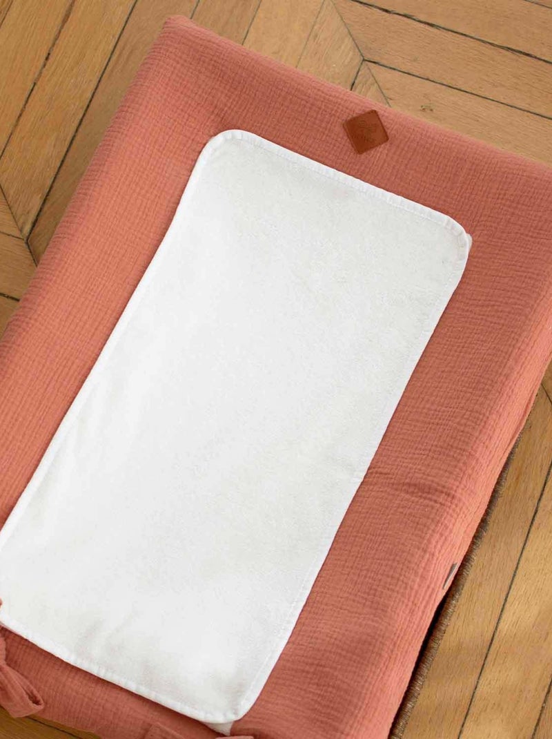 Housse de matelas à langer en gaze de coton, Jeanne SEVIRA KIDS Blanc - Kiabi