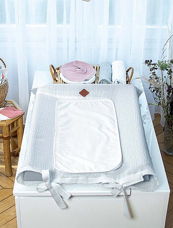 Housse de matelas à langer en gaze de coton, Jeanne SEVIRA KIDS
