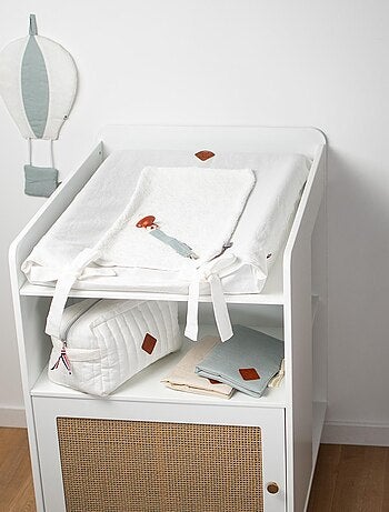 Housse de matelas à langer en Lin Lavé SEVIRA KIDS